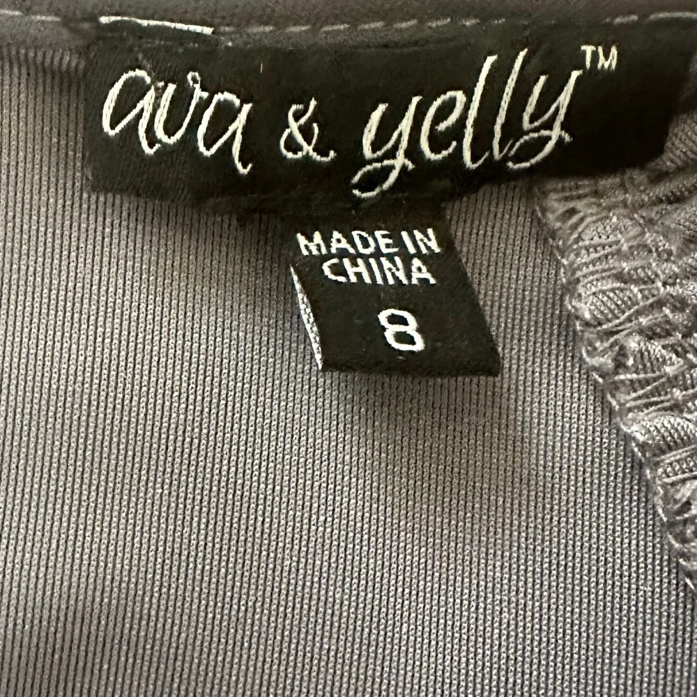Ava & Yelly Crushed Velvet Fancy Dress Size 8